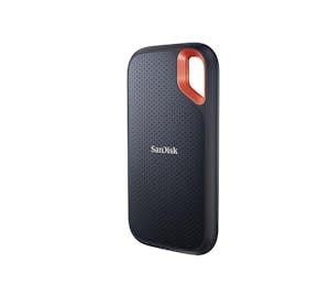 SanDisk Extreme Portable SSD V2 1TB Extern SSD ekstern harddisk bedst i test SanDisk Extreme Portable V2 1TB med IP55-klassificering for støv- og vandbeskyttelse